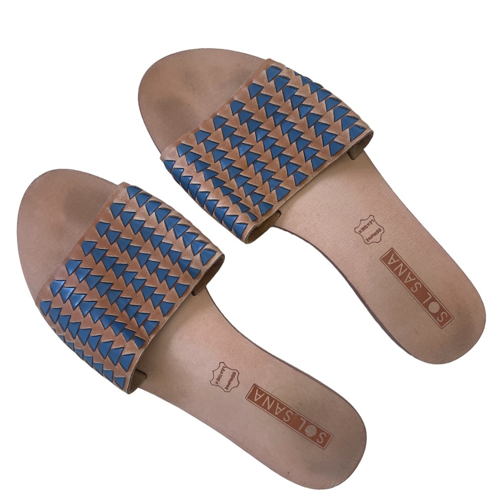 SOL SANA - BRAIDED SLIDE SANDALS